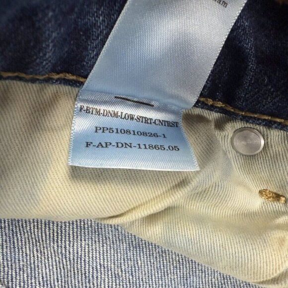 Everlane The Cropped Shortie Organicโ Cotton Denim Blue Jeans Size 25 - Picture 9 of 11